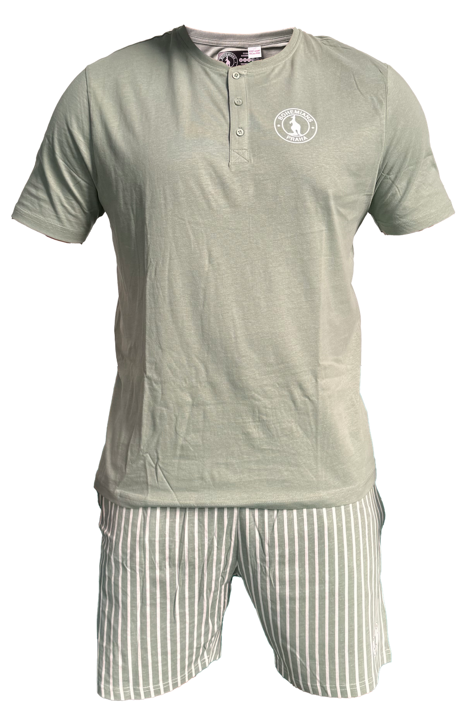 6797-pyzamo light green bohemians